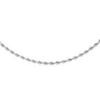 9K White Gold  Chain (Size - 22),  Gold Wt. 3.6 Gms