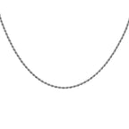 9K White Gold  Chain (Size - 24),  Gold Wt. 5.5 Gms