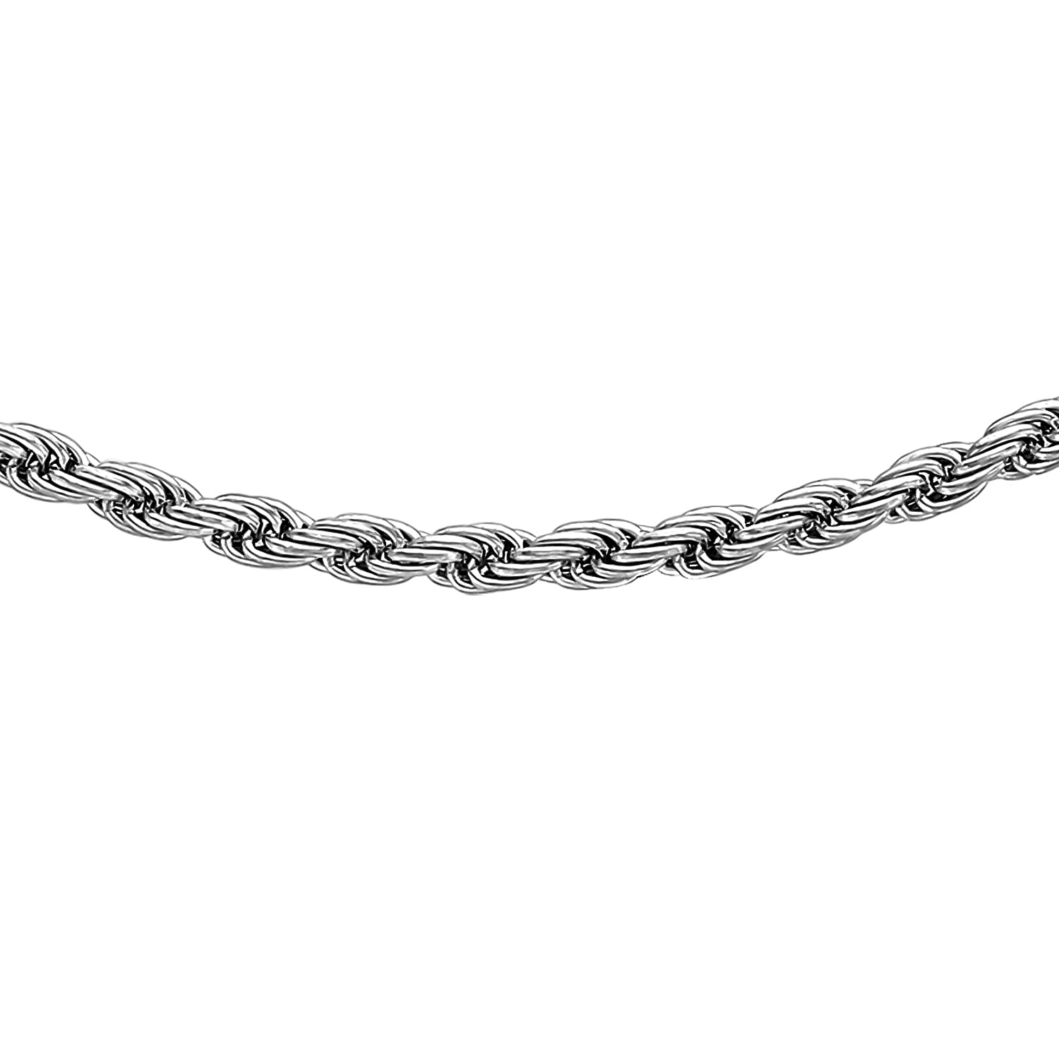 Rope Chain 30 Inch in 9K White Gold 7582743 0