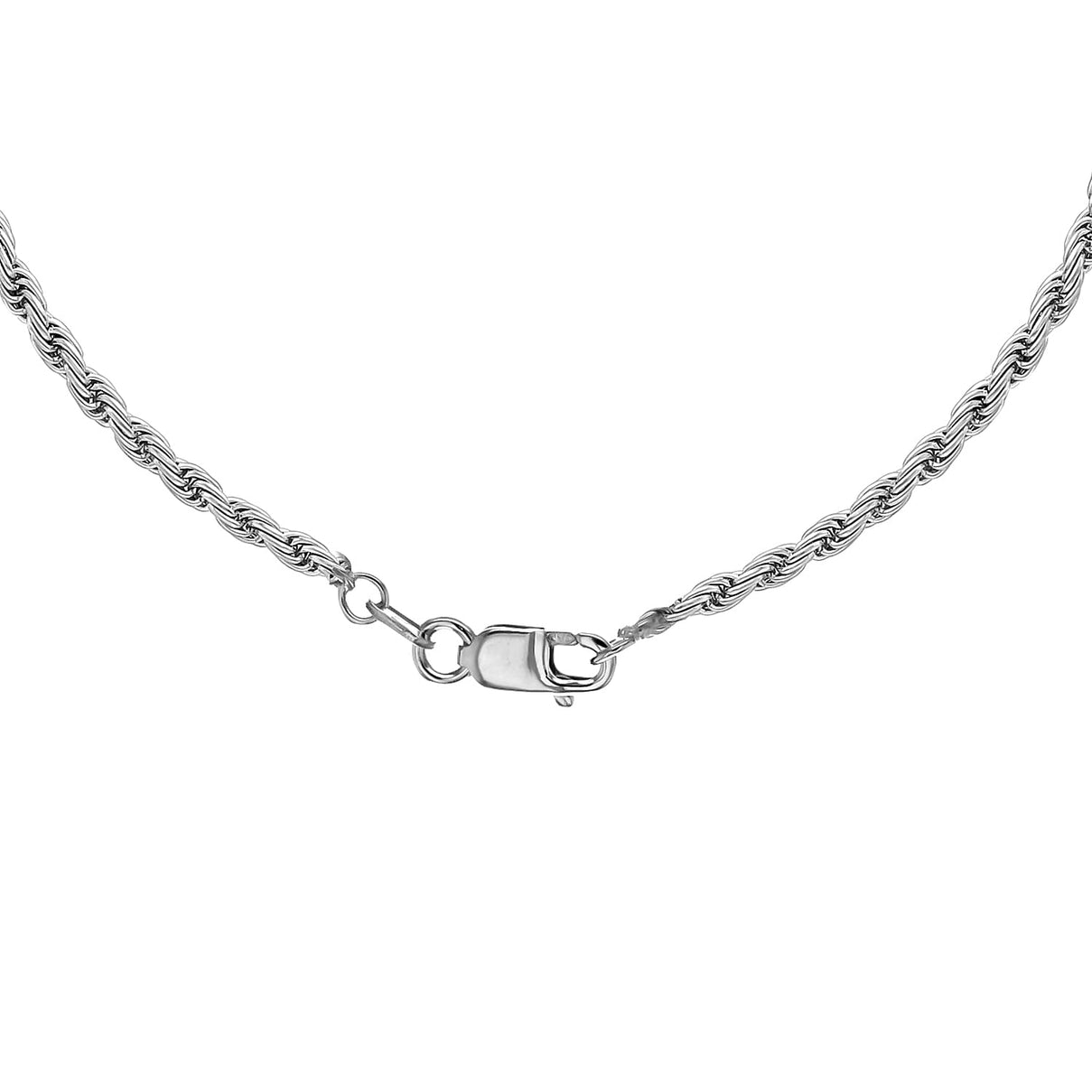 Rope Chain 30 Inch in 9K White Gold 7582743 2