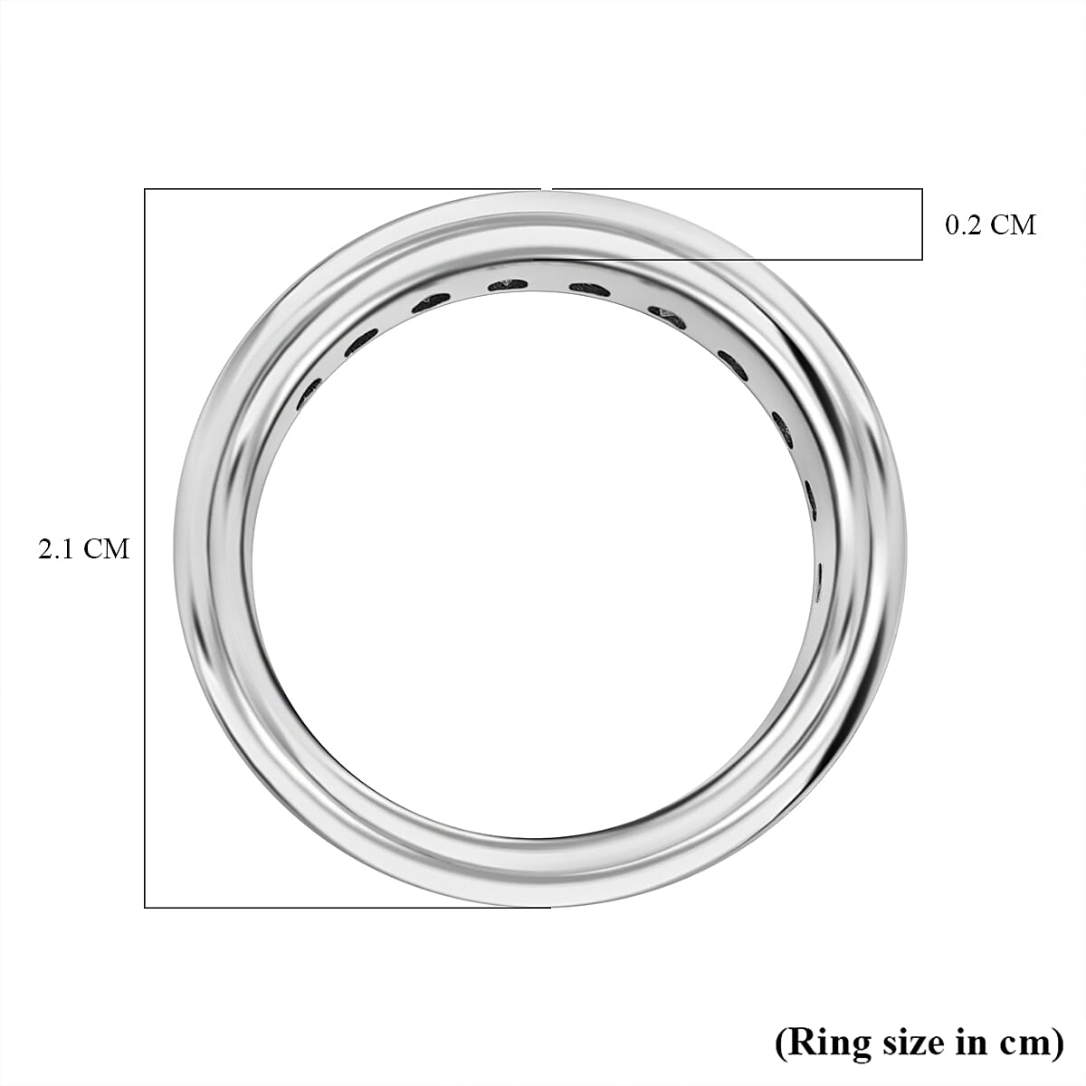 9K White Gold and Diamond (I3-G/H) Half Eternity Ring 1.00 Ct. 7647867 5