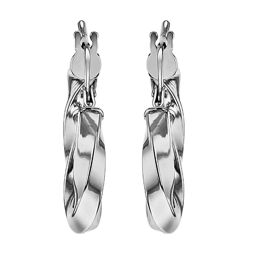 9K White Gold  Earring,  Gold Wt. 1.1 Gms