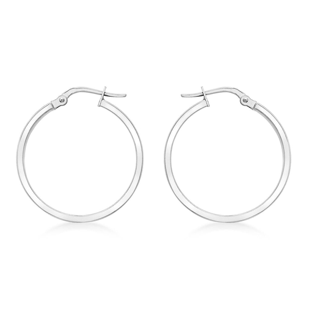 9K White Gold  Earring,  Gold Wt. 1.3 Gms