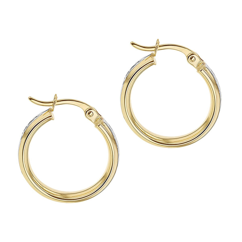 9K White Gold  Earring,  Gold Wt. 1.4 Gms