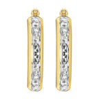 9K White Gold  Earring,  Gold Wt. 1.4 Gms