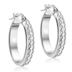 9K White Gold  Earring,  Gold Wt. 1.7 Gms