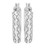 9K White Gold  Earring,  Gold Wt. 1.7 Gms