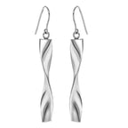 9K White Gold  Earring,  Gold Wt. 1.8 Gms