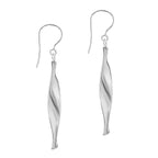 9K White Gold  Earring,  Gold Wt. 1.8 Gms