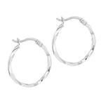 9K White Gold  Earring,  Gold Wt. 1 Gms