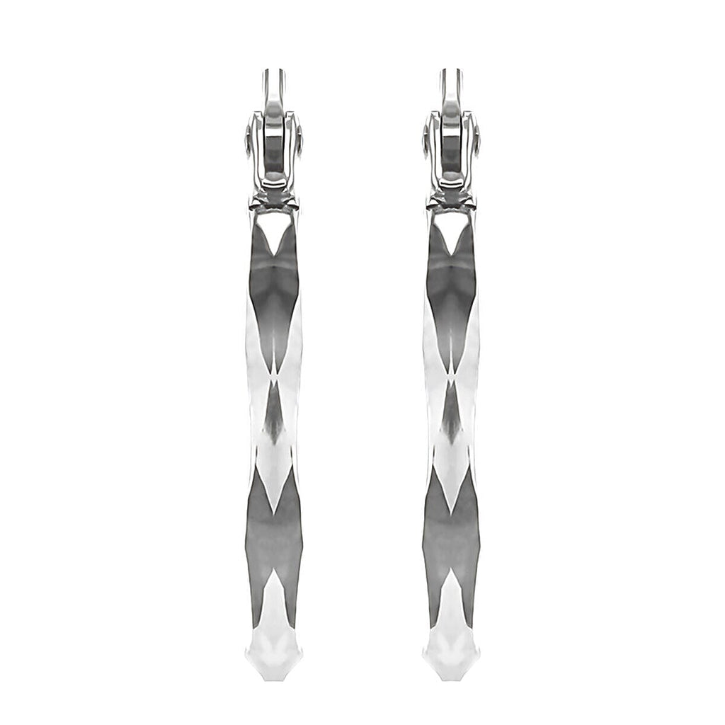 9K White Gold  Earring,  Gold Wt. 1 Gms