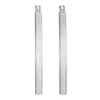 9K White Gold  Earring,  Gold Wt. 2.2 Gms