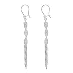 9K White Gold  Earring,  Gold Wt. 2.3 Gms