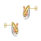 9K White Gold  Earring,  Gold Wt. 2.6 Gms