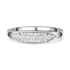 9K Yellow Gold SGL Certified Diamond Band Ring 0.22 Ct