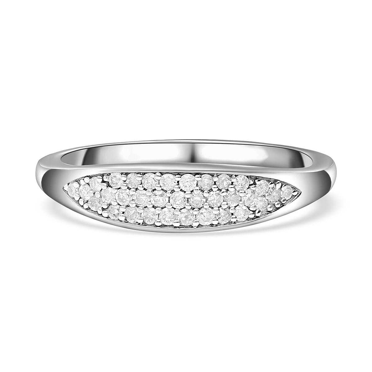 9K Yellow Gold SGL Certified Diamond Band Ring 0.22 Ct 7631585 0