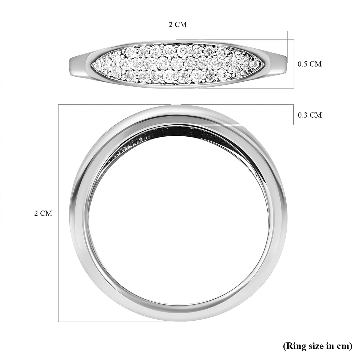9K Yellow Gold SGL Certified Diamond Band Ring 0.22 Ct 7631585 5