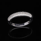 9K White Gold Diamond Ring 0.31 Ct