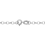 9K White Gold  NecklaceE (Size - 18),  Gold Wt. 1.5 Gms