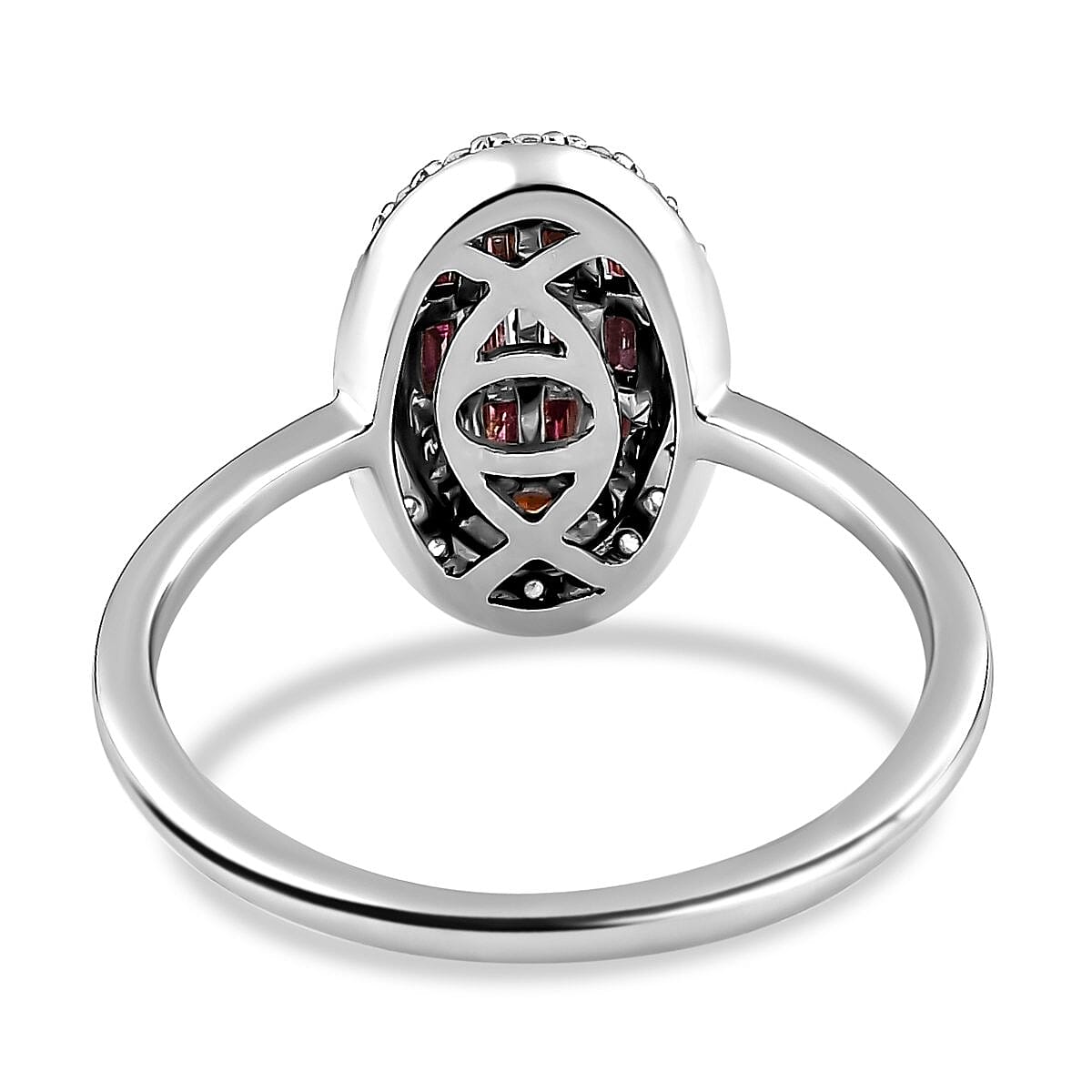 9K White Gold Purple Diamond and White Diamond Ring 0.34 Ct. 7235658 5
