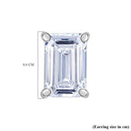 Luxuriant Diamond - 9K White Gold SGL Certified (VS-E-F) Lab Grown Diamond Earring with Push Back 1.00 Ct