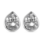 SGL Certified - 9K White Gold Diamond (G-H) Stud Earrings (with Push Back) 0.25 Ct