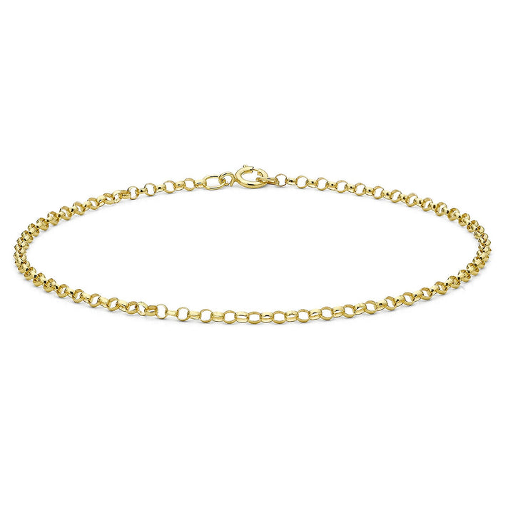 9K Yellow Gold Belcher Bracelet 8 Inch 7193394 1
