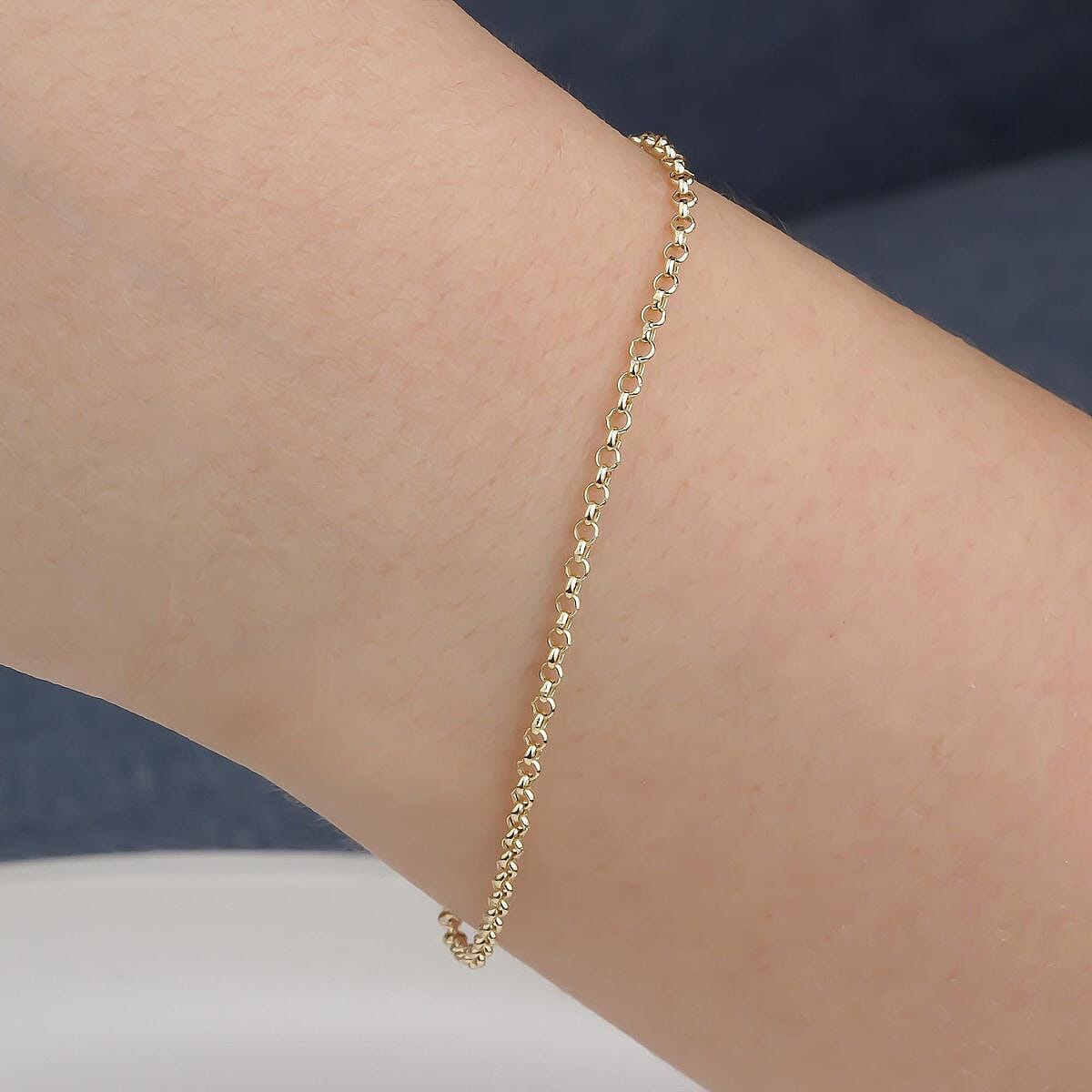 9K Yellow Gold Belcher Bracelet 8 Inch 7193394 4