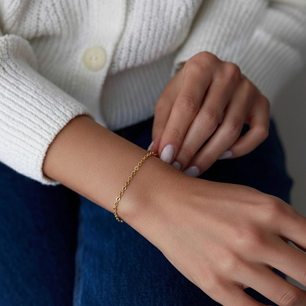9K Yellow Gold Belcher Bracelet 8 Inch 7193394 5