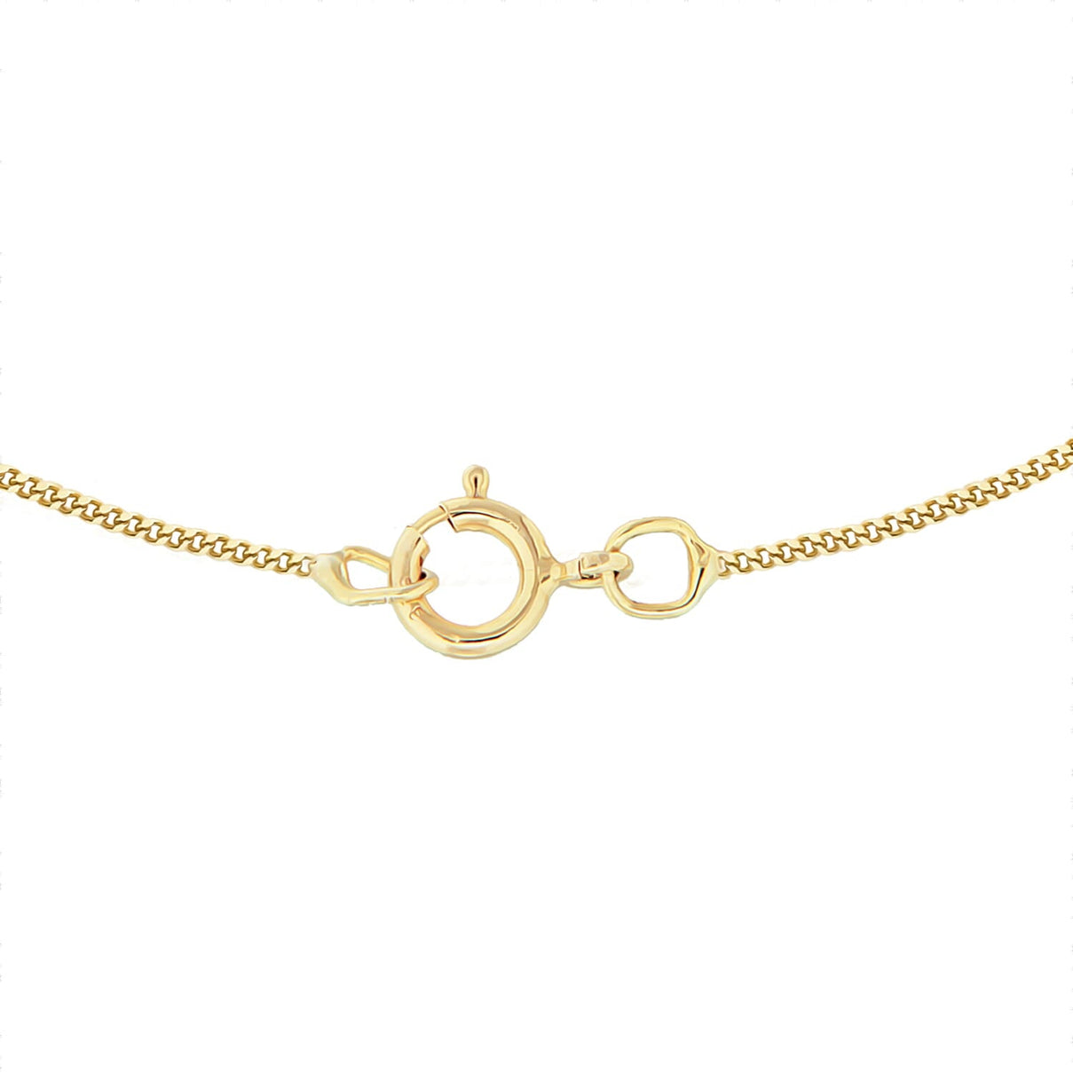 9K Yellow Gold 1.5MM Diamond Cut Curb Chain with Spring Clasp 18 Inch Diamond Cut 8133498 2