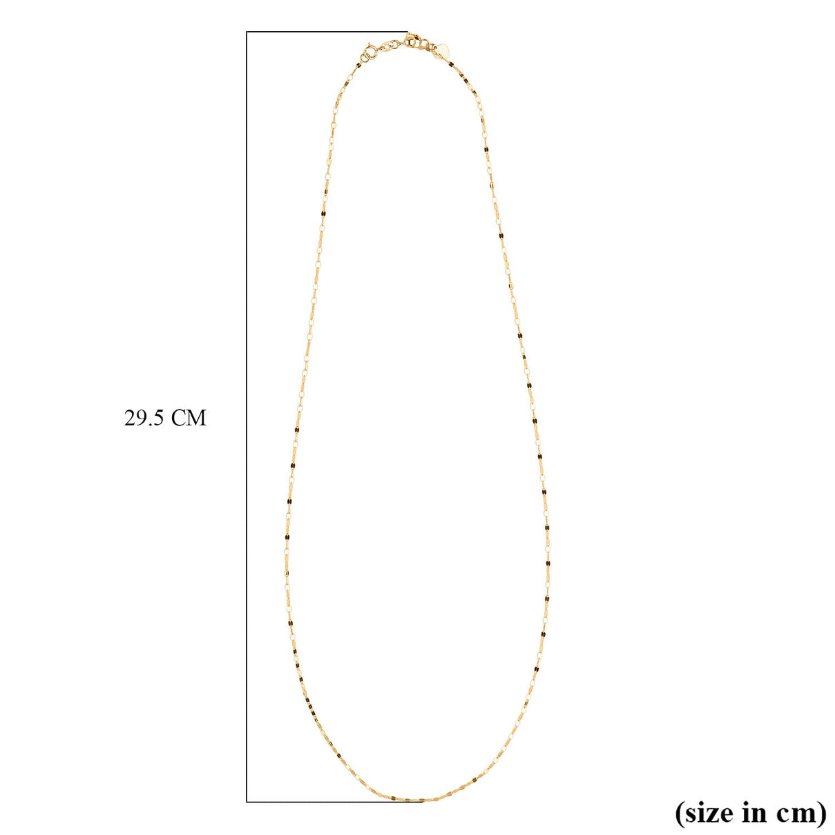 9K Yellow Gold 1.6MM Necklace with Spring Ring Clasp 24 Inch Adjustable 8416119 5
