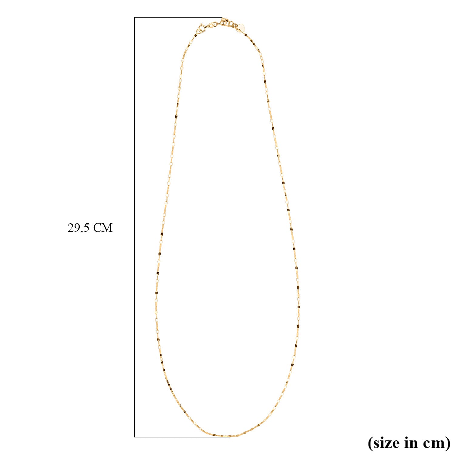 9K Yellow Gold 1.6MM Necklace with Spring Ring Clasp 24 Inch Adjustable 8416119 5