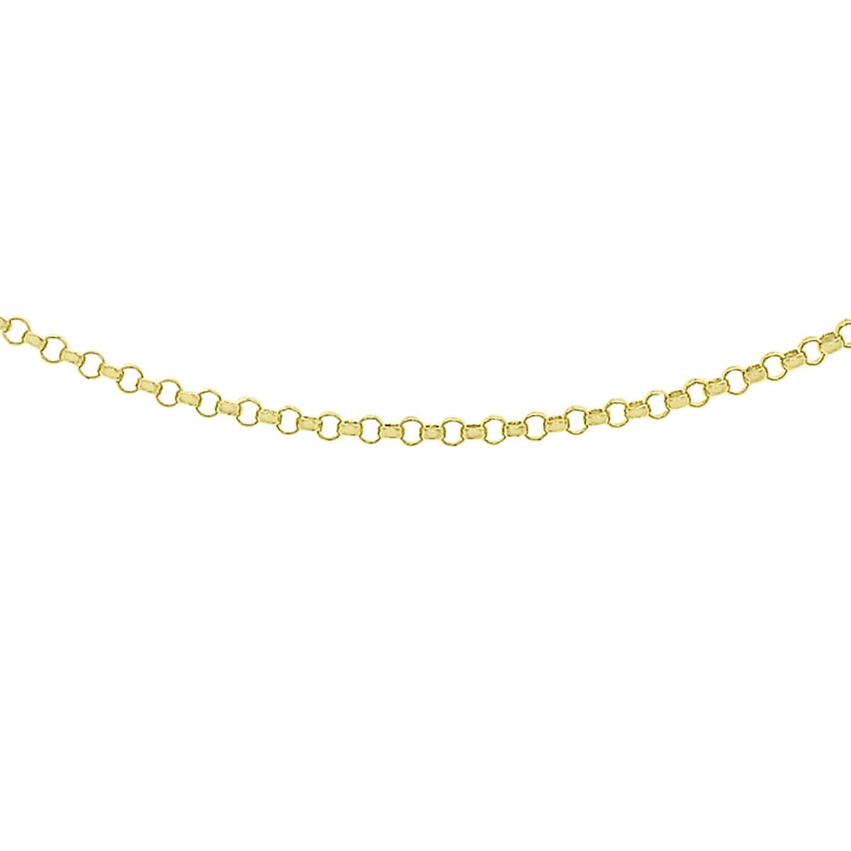 9K Yellow Gold 1.1mm Round Belcher Chain 24 Inch 7190475 2