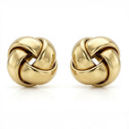 9K Yellow Gold  Earring,  Gold Wt. 0.9 Gms