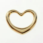 9K Yellow Gold Heart Slider Pendant