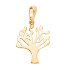 9K Yellow Gold 15.5mm X 26mm 'Tree Of Life' Pendant