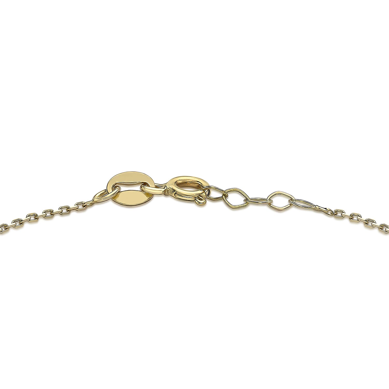 9K Yellow Gold 15.5mm X 5mm Infinity Adjustable Bracelet 7 to 7.5 Inch 7193962 2