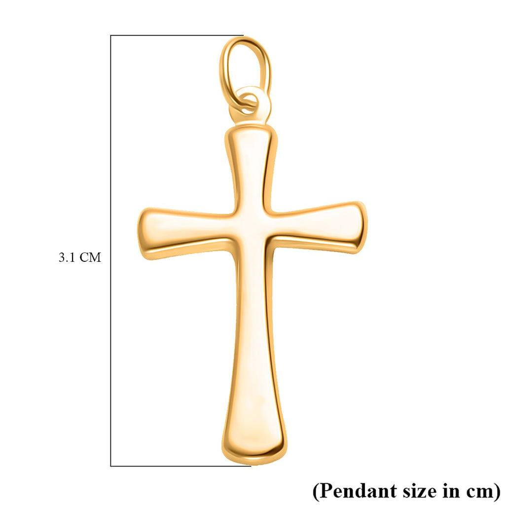 9K Yellow Gold  Pendant,  Gold Wt. 0.8 Gms