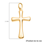 9K Yellow Gold  Pendant,  Gold Wt. 0.8 Gms