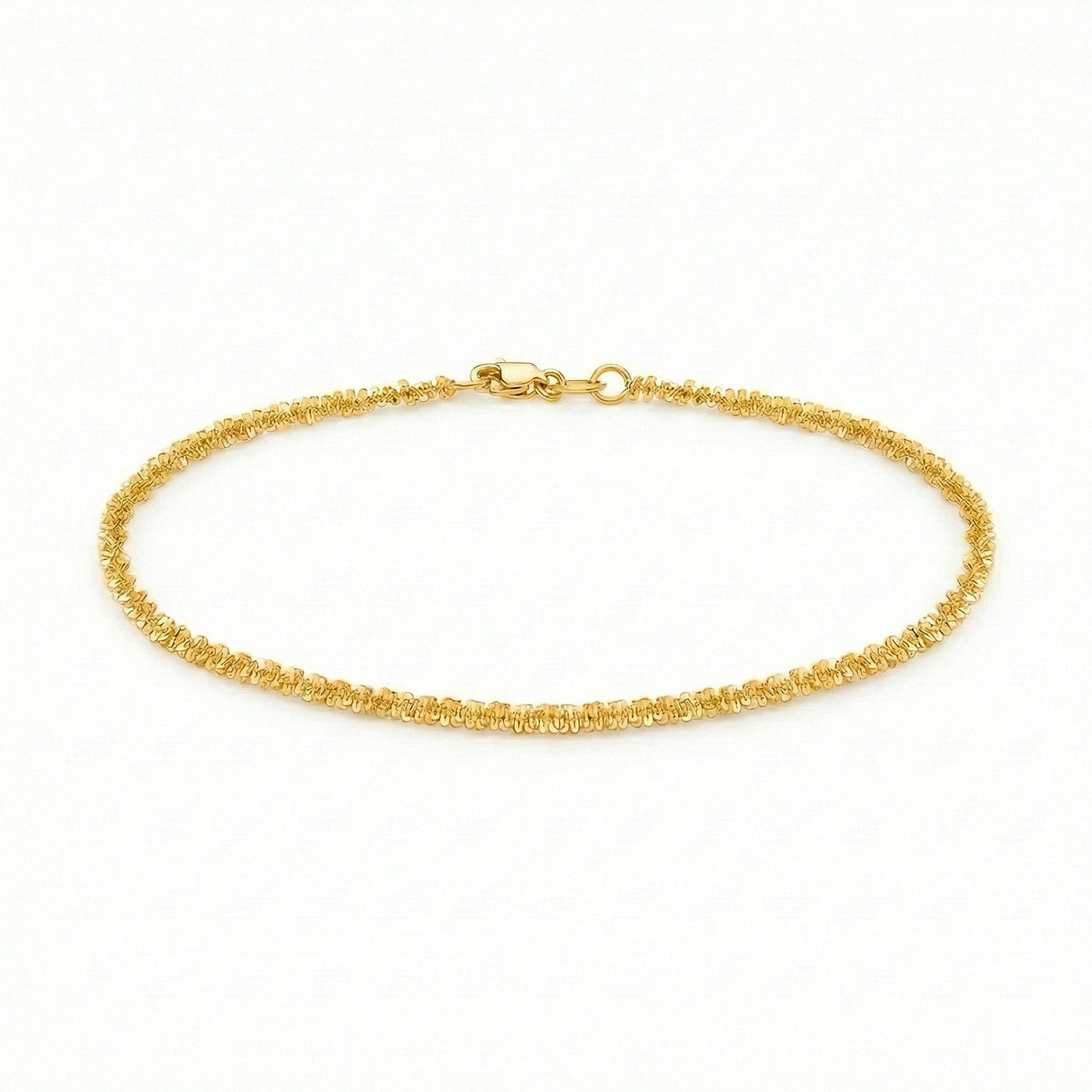 9K Yellow Gold 2.5mm 40 Tocalle Bracelet 7.5 Inch 8894706 0