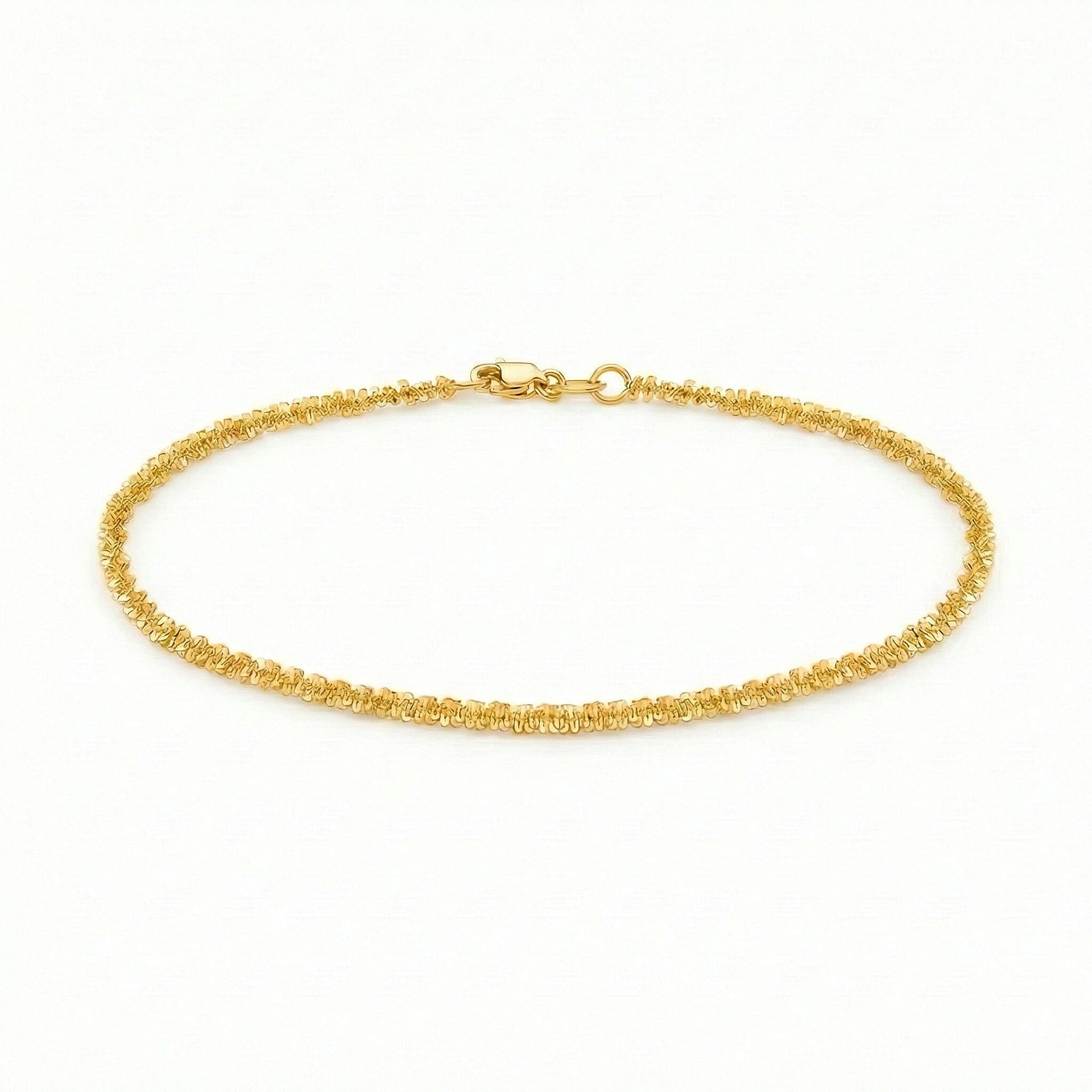 9K Yellow Gold 2.5mm 40 Tocalle Bracelet 7.5 Inch 8894706 0