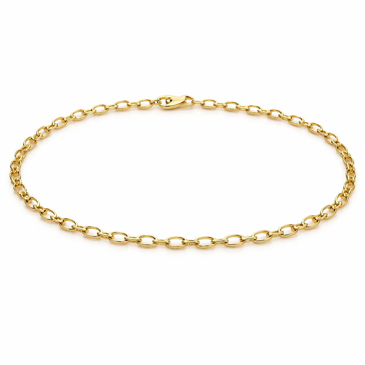 9K Yellow Gold 2.8MM Concave Belcher Necklace with Lobster Clasp 20 Inch 8233474 0