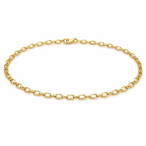Vicenza Find-9K Yellow Gold Belcher Necklace (Size 20)