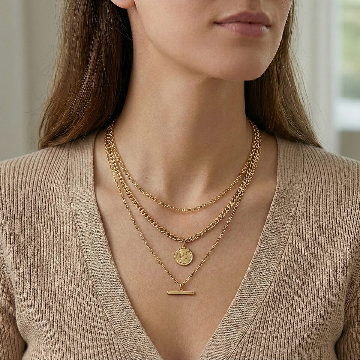 9K Yellow Gold 2.8MM Concave Belcher Necklace with Lobster Clasp 20 Inch 8233474 5