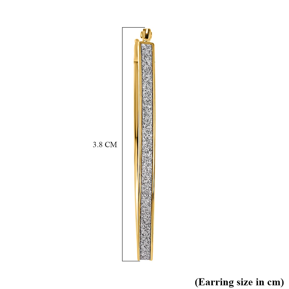 9K Yellow Gold 2.5MM X 35.5MM Stardust Teardrop Earrings 2.1 grams 6093117 4