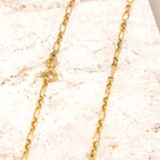 9K Yellow Gold  Chain (Size - 20),  Gold Wt. 3.4 Gms