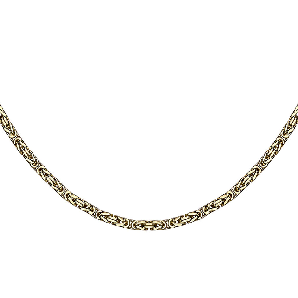 9K Yellow Gold  Chain (Size - 18),  Gold Wt. 13.5 Gms