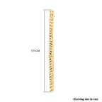 9K Yellow Gold 32MM X 30.5MM Diamond Cut Square Creole Earrings 1.7 grams