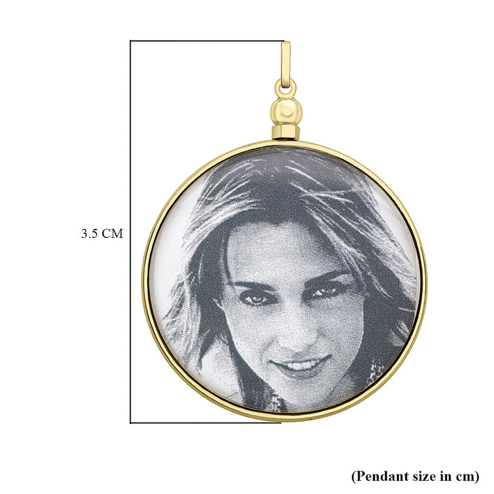 9K Yellow Gold 35mm Fob Locket 6092974 2