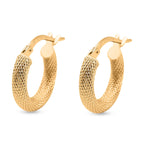 9K Yellow Gold  Earring,  Gold Wt. 0.9 Gms